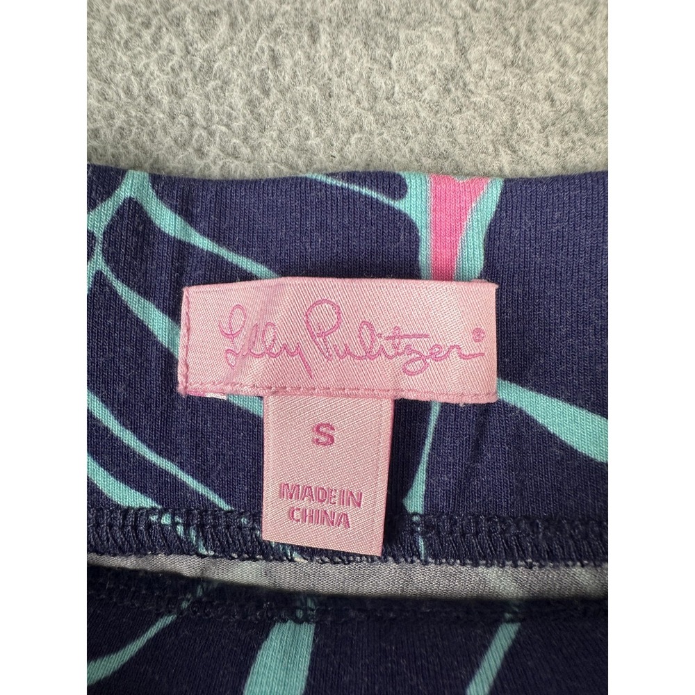 Lilly Pulitzer Skirt Womens Small Multicolor Palm Leaf Maxi Pull On Stretch - Picture 2 of 7